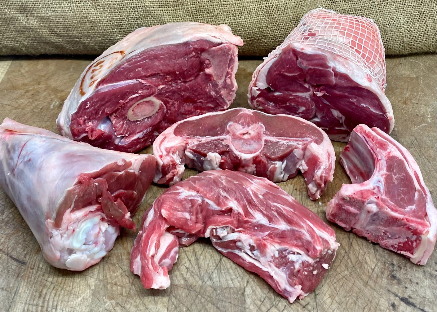 Selection of our meat products